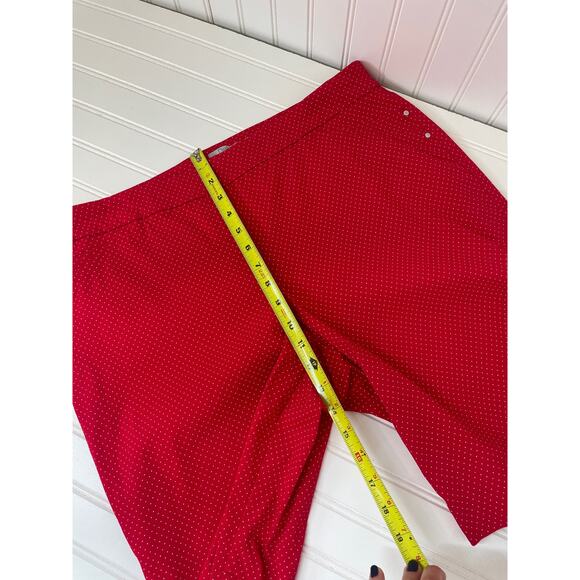 Gap Pleated High Rise Shorts - Dalia Red Polka Dot Bermuda Shorts Bundle 14W - Picture 9 of 13